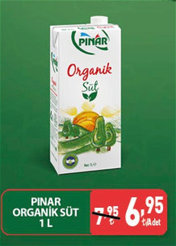 Pınar Organik Süt 1 L image