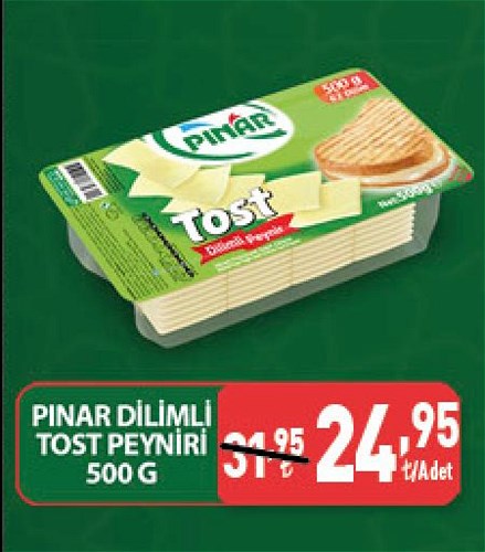 Pınar Dilimli Tost Peyniri 500 g image