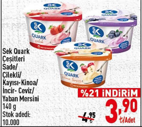 Sek Quark Çeşitleri 140 g image