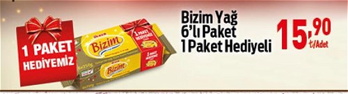 Bizim Yağ 6'lı Paket+1 Paket Hediyeli image