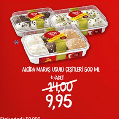 Algida Maraş Usulü Çeşitleri 500 ml image