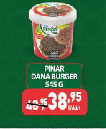 Pınar Dana Burger 545 g image