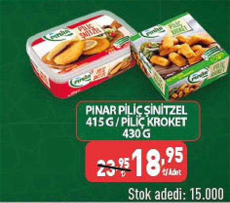 Pınar Piliç Sinitzel 415 g/Piliç Kroket 430 g image