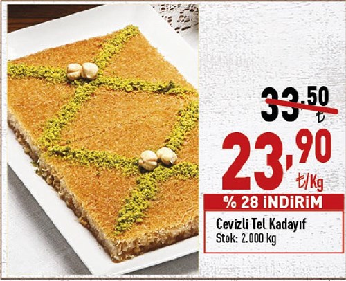 Cevizli Tel Kadayıf Kg image