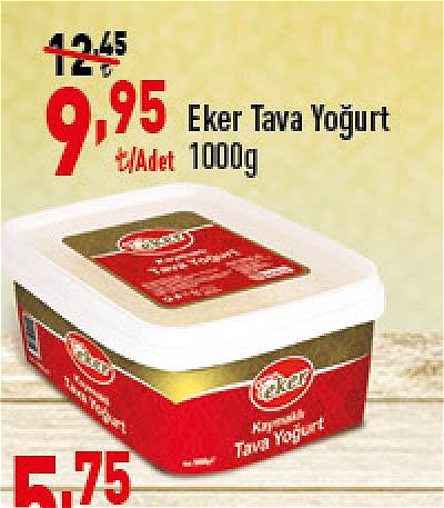 Eker Tava Yoğurt 1000 g image