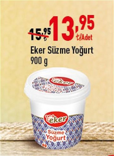 Eker Süzme Yoğurt 900 g image