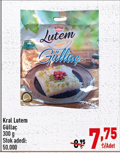 Kral Lutem Güllaç 300 g image