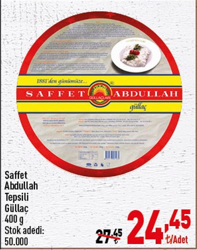 Saffet Abdullah Tepsili Güllaç 400 g image