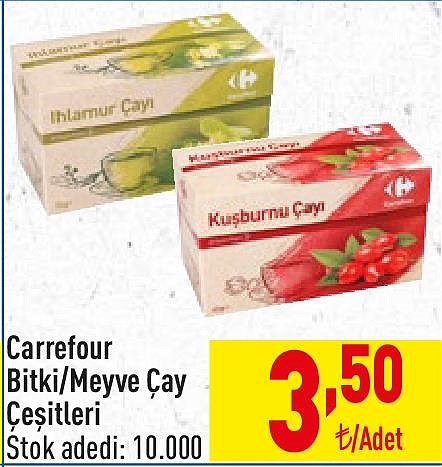 Carrefour Bitki/Meyve Çay Çeşitleri/Adet image