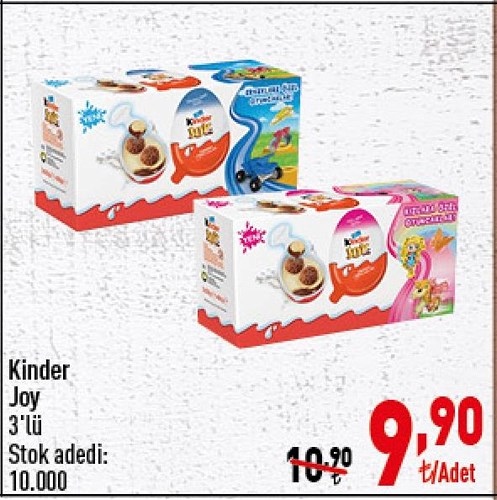 Kinder Joy 3'lü image