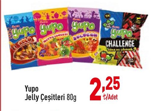 Ülker Yupo Jelly Çeşitleri 80 g image