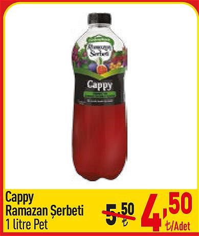 Cappy Ramazan Şerbeti 1 l Pet image