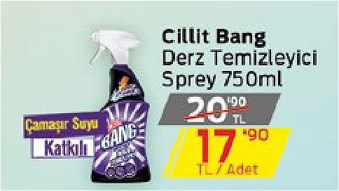 Cillit Bang Derz Temizleyici Sprey 750 ml image