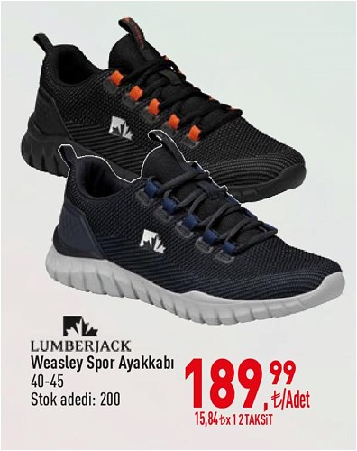 Lumberjack Weasley Spor Ayakkabı 40-45 image