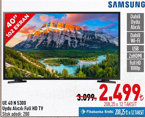 Samsung UE40N5300 40 inç Uydu Alıcılı Full HD TV image