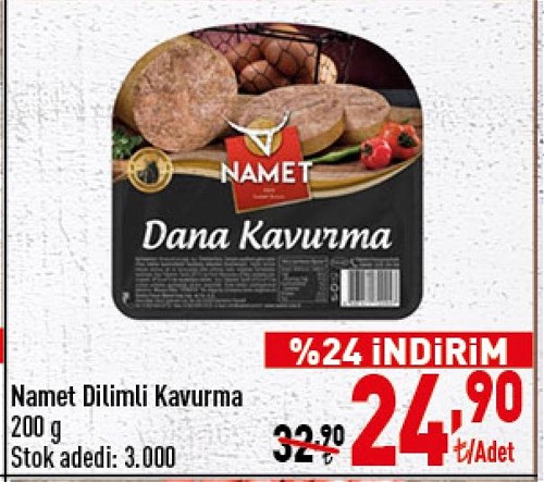 Namet Dilimli Kavurma 200 g image