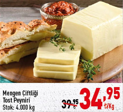 Mengen Çiftliği Tost Peyniri Kg image