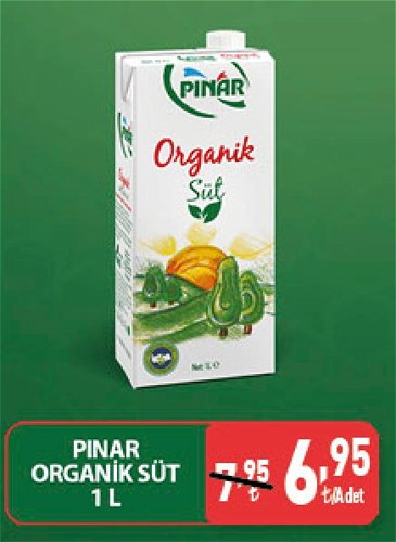 Pınar Organik Süt 1 L image