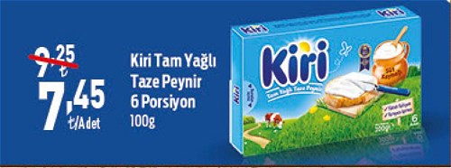 Kiri Tam Yağlı Taze Peynir 6 Porsiyon 100 g image