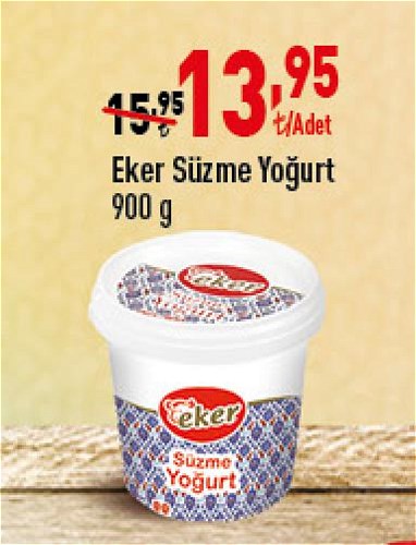 Eker Süzme Yoğurt 900 g image