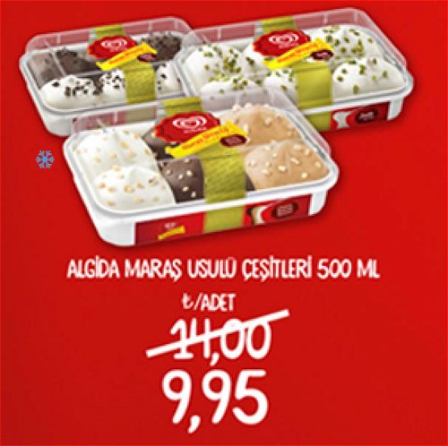 Algida Maraş Usulü Çeşitleri 500 ml image