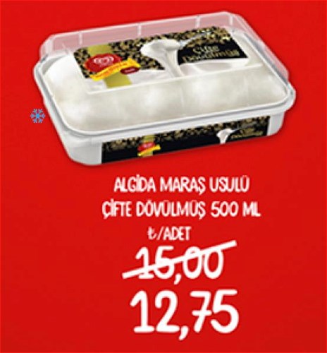 Algida Maraş Usulü Çifte Dövülmüş 500 ml image