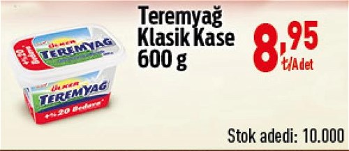 Teremyağ Klasik Kase 600 g image