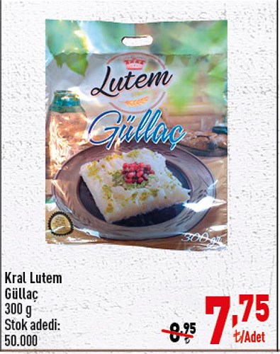 Kral Lutem Güllaç 300 g image