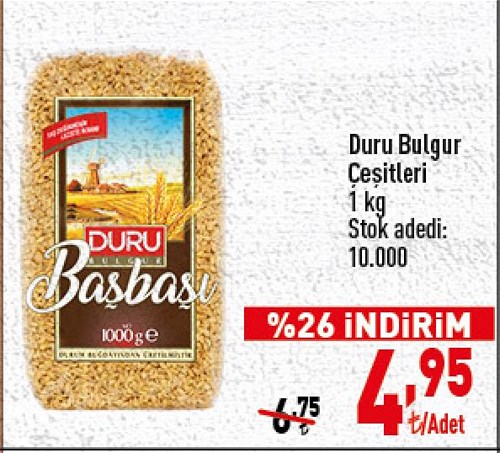 Duru Bulgur Çeşitleri 1 kg image