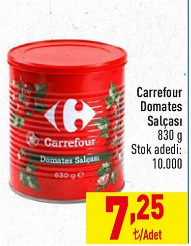 Carrefour Domates Salçası 830 g image