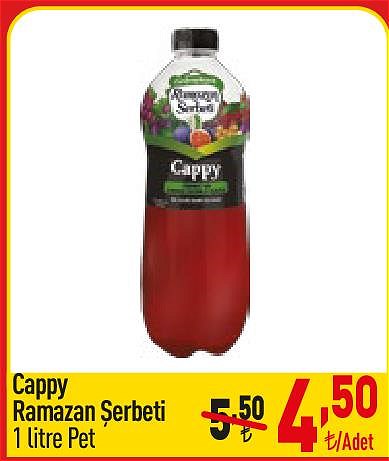 Cappy Ramazan Şerbeti 1 l Pet image