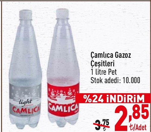 Çamlıca Gazoz Çeşitleri 1 l Pet image