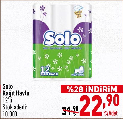 Solo Kağıt Havlu 12'li image