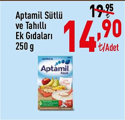 Aptamil Sütlü ve Tahıllı Ek Gıdaları 250 g image