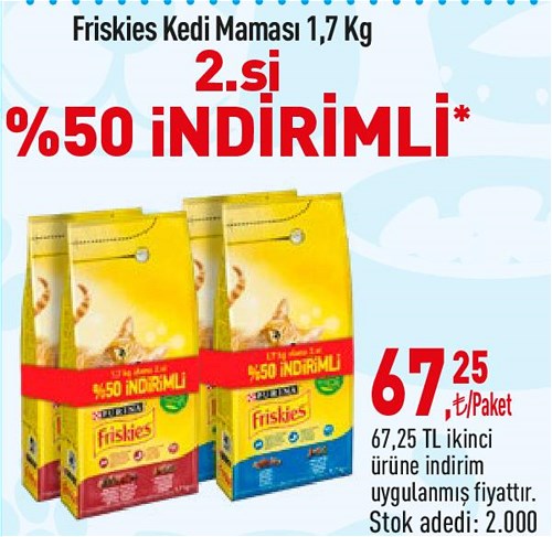 Friskies Kedi Maması 1,7 kg image