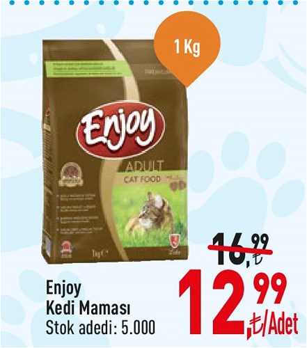 Enjoy Kedi Maması 1 Kg image