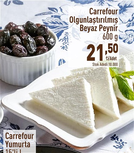 Carrefour Olgunlaştırılmış Beyaz Peynir 600 g image