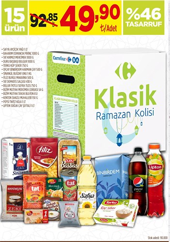 Klasik Ramazan Kolisi 15 Ürün image