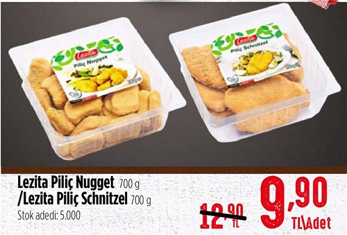 Lezita Piliç Nugget 700 g/Lezita Piliç Schnitzel 700 g image