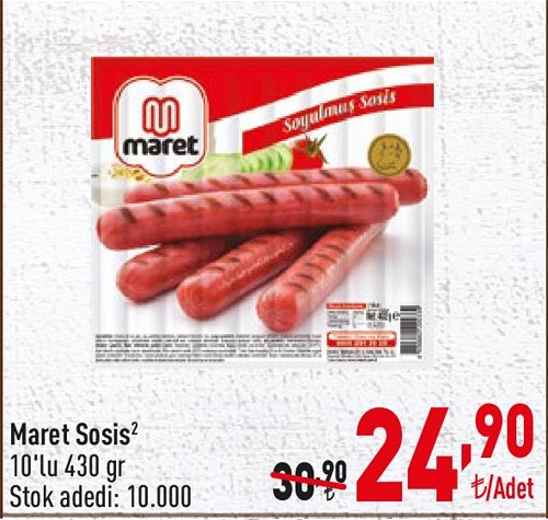 Maret Sosis 10'lu 430 g image