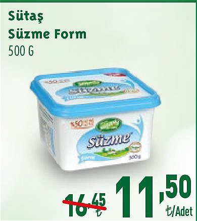 Sütaş Süzme Form 500 g image