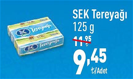 Sek Tereyağı 125 g image