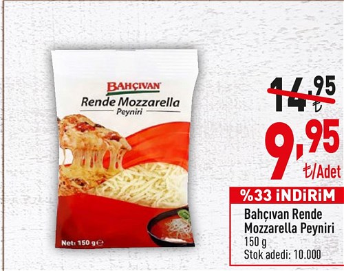 Bahçıvan Rende Mozzarella Peyniri 150 g image