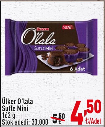 Ülker Olala Sufle Mini 162 g  image