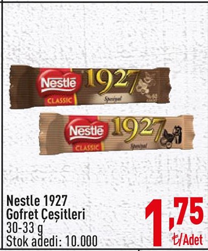 Nestle 1927 Gofret Çeşitleri 30-33 g image