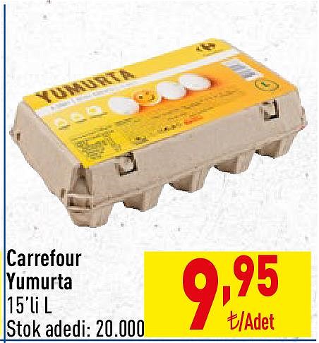 Carrefour Yumurta 15'li L image