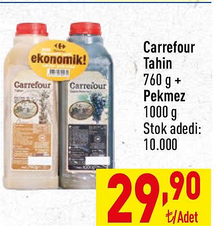 Carrefour Tahin 760 g+Pekmez 1000 g image