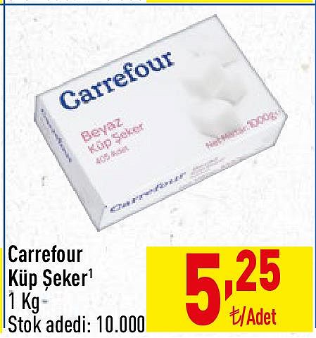 Carrefour Küp Şeker 1 Kg image