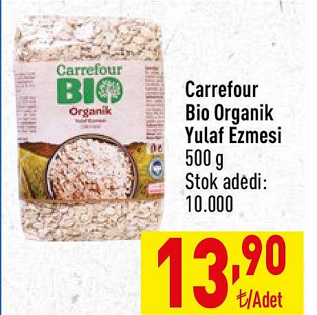 Carrefour Bio Organik Yulaf Ezmesi 500 g image