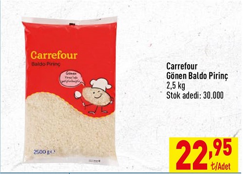 Carrefour Gönen Baldo Pirinç 2,5 kg image